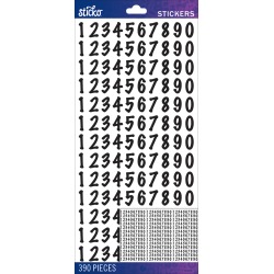 Black Dot Medium - Sticko Numbers Stickers