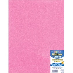 Pink - Glitter Foam Sheet 9\