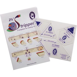 3 Templates For 7 Shapes - 2-1/2 inches Strippers Templates