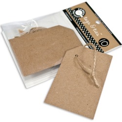 Kraft Tags & Ties Corner - Canvas Corp