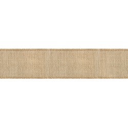 Natural - Wired Burlap Ribbon 1-1/2"X9'