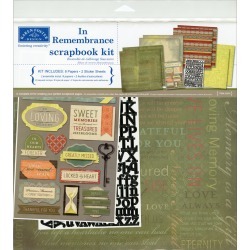 In Remembrance Scrapbook Page Kit