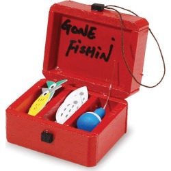 Gone Fishing Tackle Box - Timeless Miniatures