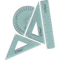 Ruler Combo Set 6" 4/Pkg-