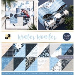 Winter Wonder Foil Accented Stack - DCWV