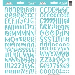 Swimming Pool Abigail Alpha Stickers - Doodlebug