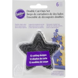 Star - Fondant Double Cutters 6pc Set