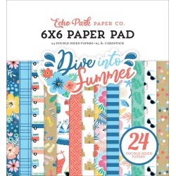 Dive Into Summer 6"X6" Paper Pad - Echo Park - PRE ORDER