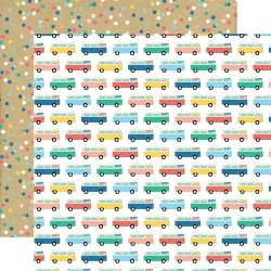 Adventure Bus Paper - Dive Into Summer - Echo Park - PRE ORDER