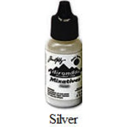Silver Adirondack Alcohol Ink By Tim Holtz