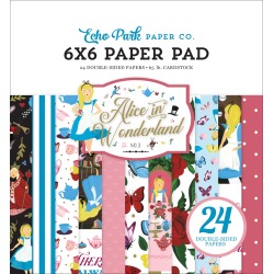 Alice In Wonderland No.2 6x6 Paper Pad - Echo Park - PRE ORDER