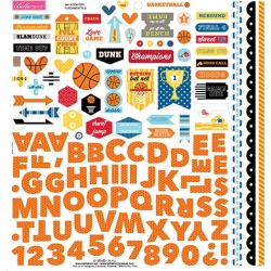 Basketball Fundamentals Sticker Sheet - Bella Blvd