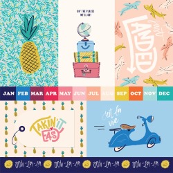 4X6 Journaling Cards Paper - Let's Travel - Carta Bella