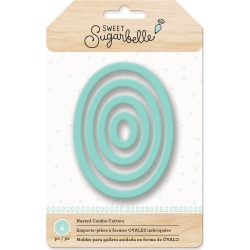 Oval - Sweet Sugarbelle Nested Cookie Cutter Set 4/Pkg