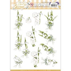 Early Snowdrops - Find It Precious Marieke Early Spring Punchout Sheet