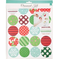 Ornaments - American Crafts Christmas Paper Craft Kit