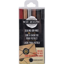 Assorted Colors - Sealing Gun Wax Sticks 6/Pkg