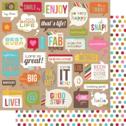 Snap Bubbles Paper - Simple Stories
