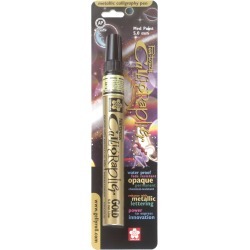 Gold Metallic - Pen-Touch Calligraphy Marker Medium Point 5mm
