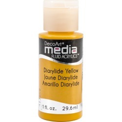 Diarylide Yellow (Series 3) - Media Fluid Acrylic Paint 1oz