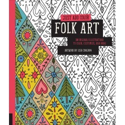 Just Add Color - Folk Art - Rockport Books