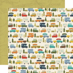 Live, Love, Explore Paper - Happy Trails - Simple Stories