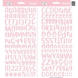 Cupcake Abigail Alpha Stickers - Doodlebug