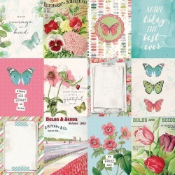 3x4 Elements Paper - Simple Vintage Botanicals - Simple Stories