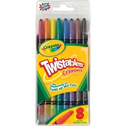 8/Pkg - Crayola Twistables Crayons