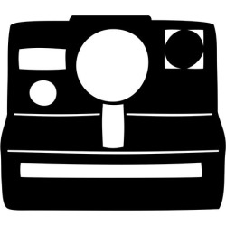 Instant Camera Fragments 4 x 4 Stencil - The Crafters Workshop