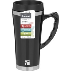Black - Classic Travel Mug 16oz