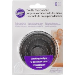 Round - Fondant Double Cutters 6pc Set