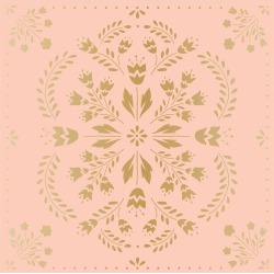 Delicate W/Gold Foil Accents Paper - Maggie Holmes