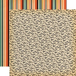 Bats Galore Paper - Happy Halloween - Carta Bella