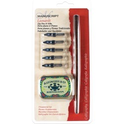 Ornamental - Manuscript Leonardt Dip Pen & Nibs Set
