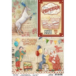 The Greatest Show Cards A4 Paper Sheet - Ciao Bella