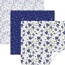 In Bloom Blue - Cricut 12"X12" Patterned Premium Vinyl Sampler 6/Pkg