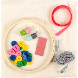 Letters - The Makery Embroidery Hoop Craft Kit