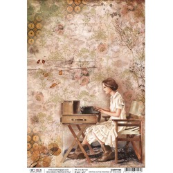 Writing Is The Painting A4 Paper Sheet - Ciao Bella
