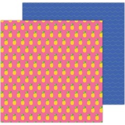 Pineapple Crush Paper - Chasing Adventures - Pebbles