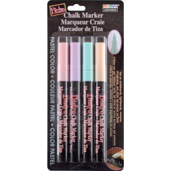 Pastel Yellow, Pink, Green & Blue - Bistro Chalk Marker Fine Point Set 4/Pkg