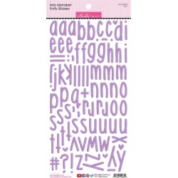 Plum Aria Alpha Puffy Stickers - PRE ORDER