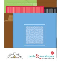 I ♥ Travel Cards & Envelopes - Doodlebug