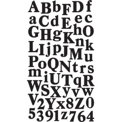 Calent Black Alpha Stickers