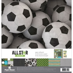 Soccer - Paper House Paper Crafting Kit 12"X12"