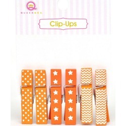 Orange Clip Ups - Queen & Co
