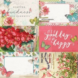 4x6 Elements Paper - Simple Vintage Botanicals - Simple Stories