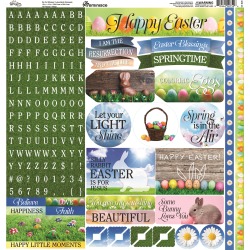 Springtime Alpha Stickers - Reminisce