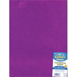 Purple - Glitter Foam Sheet 9\