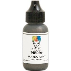 Medieval - Dina Wakley Media Heavy Body Metallic Acrylic Paint 1oz
